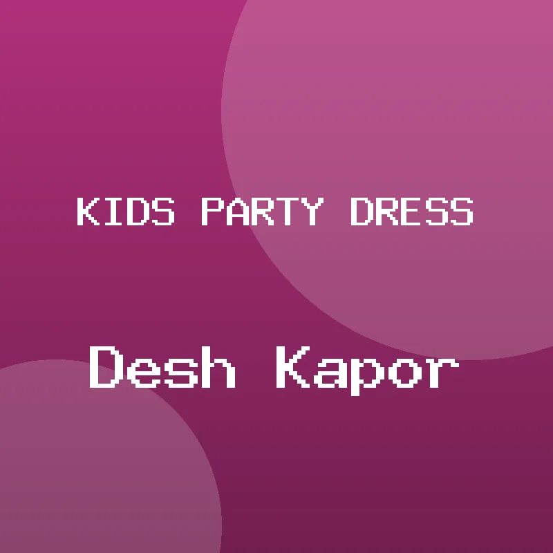 Kids Party Dress